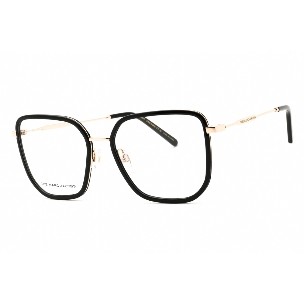 NWT Marc Jacobs MARC 537-0807 00 Black Rectangle 53mm Eyeglasses